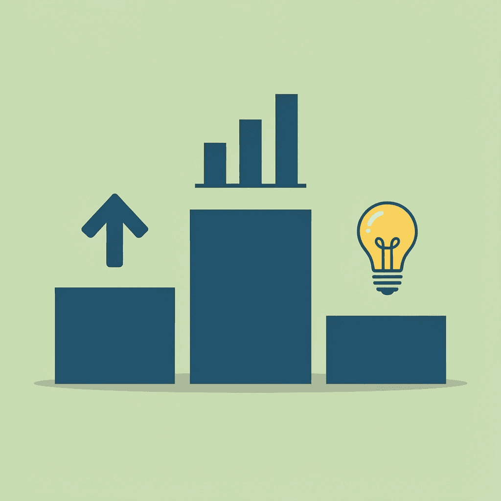 Podium showing AI-powered study tools in first place with 25% performance advantage