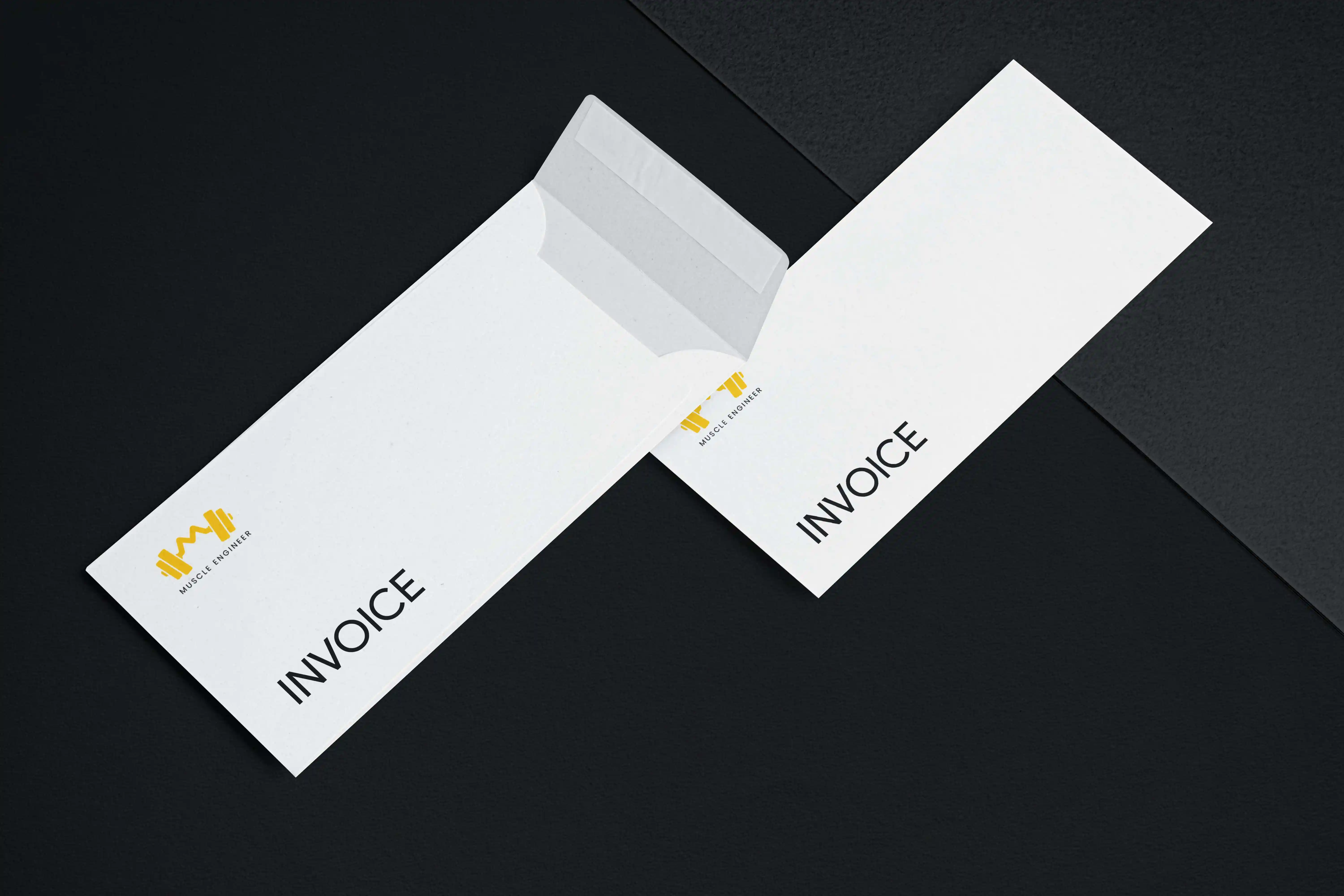 gym and fitness envelope design