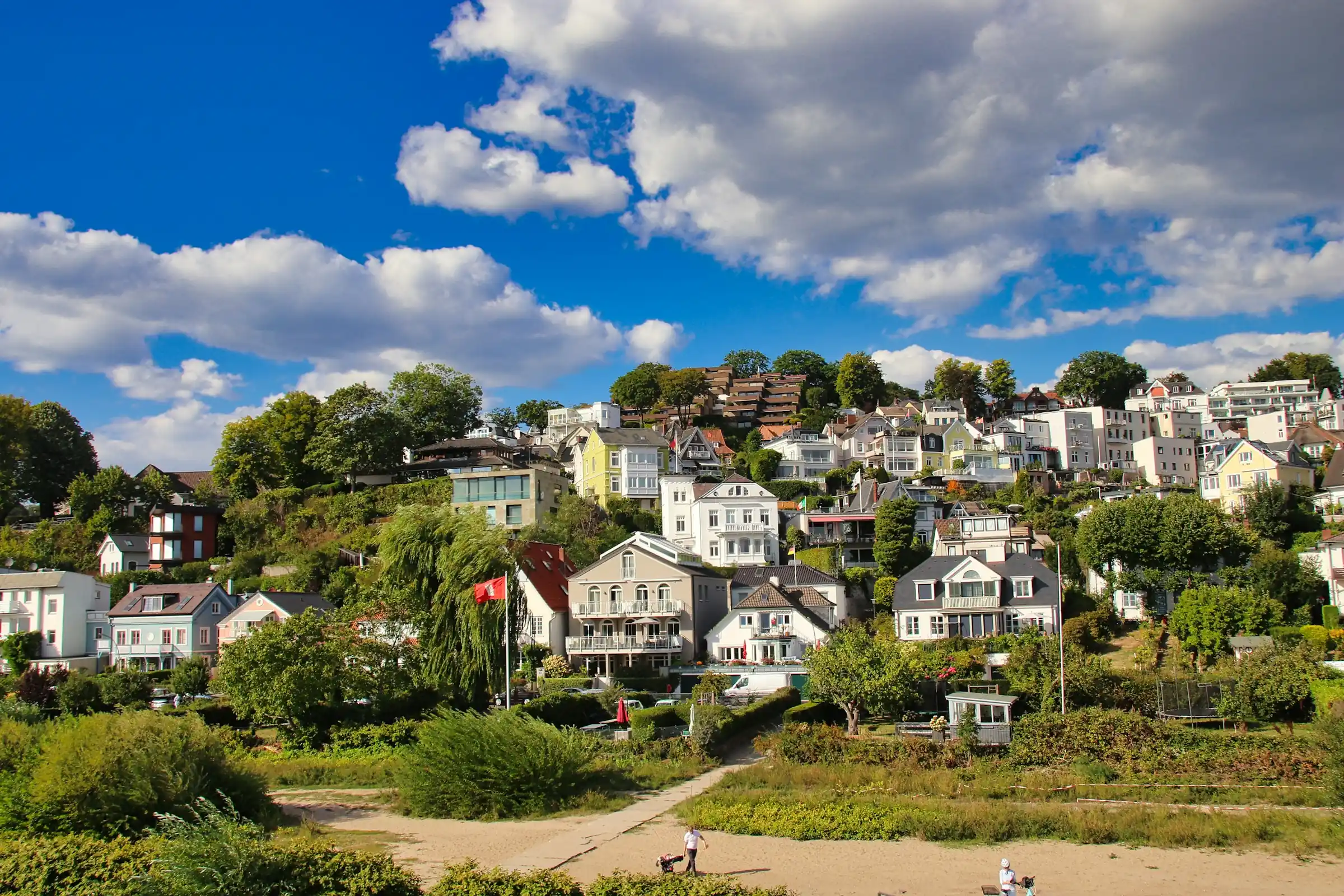 Hamburg-Altona, Blankenese, Treppenviertel am Elbhang