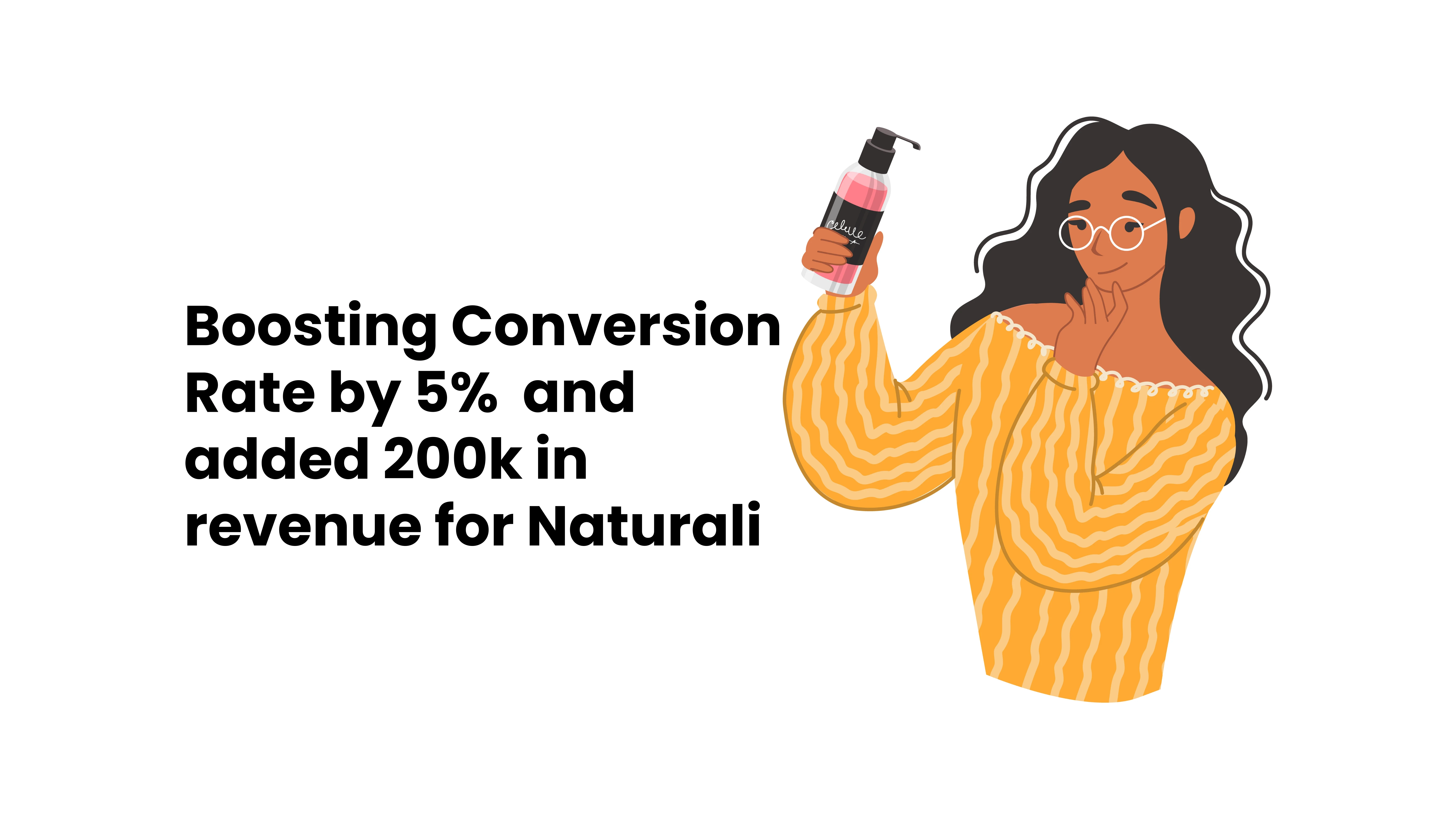 Boosting Conversion Rate by 5% for Naturali