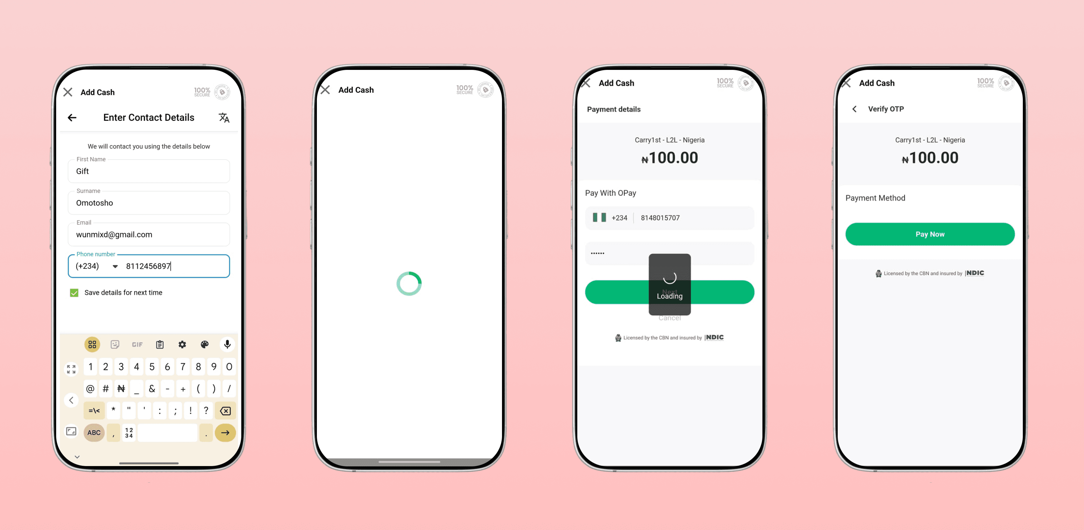 a person swimming in the water with grass