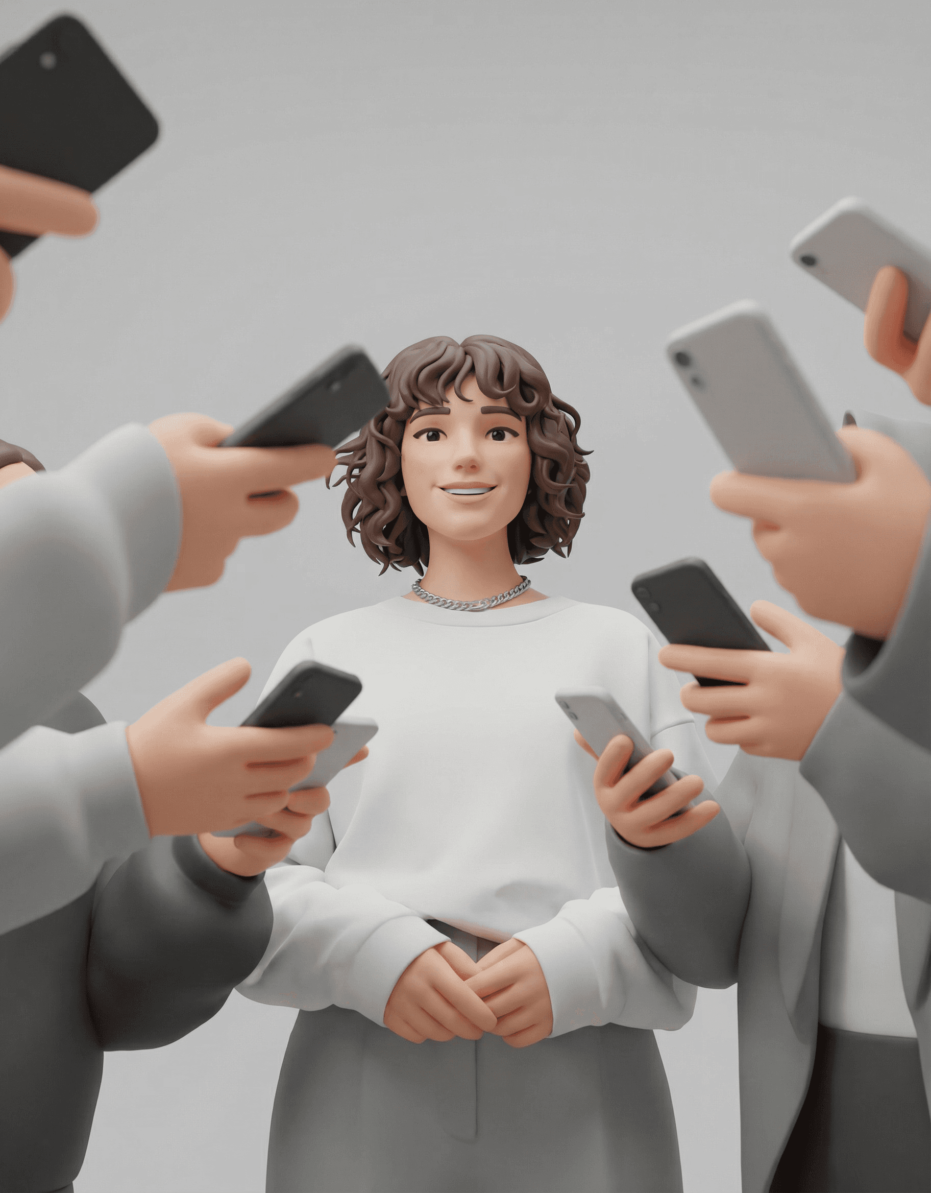 Hyper-realistic 3D render of a human heart.