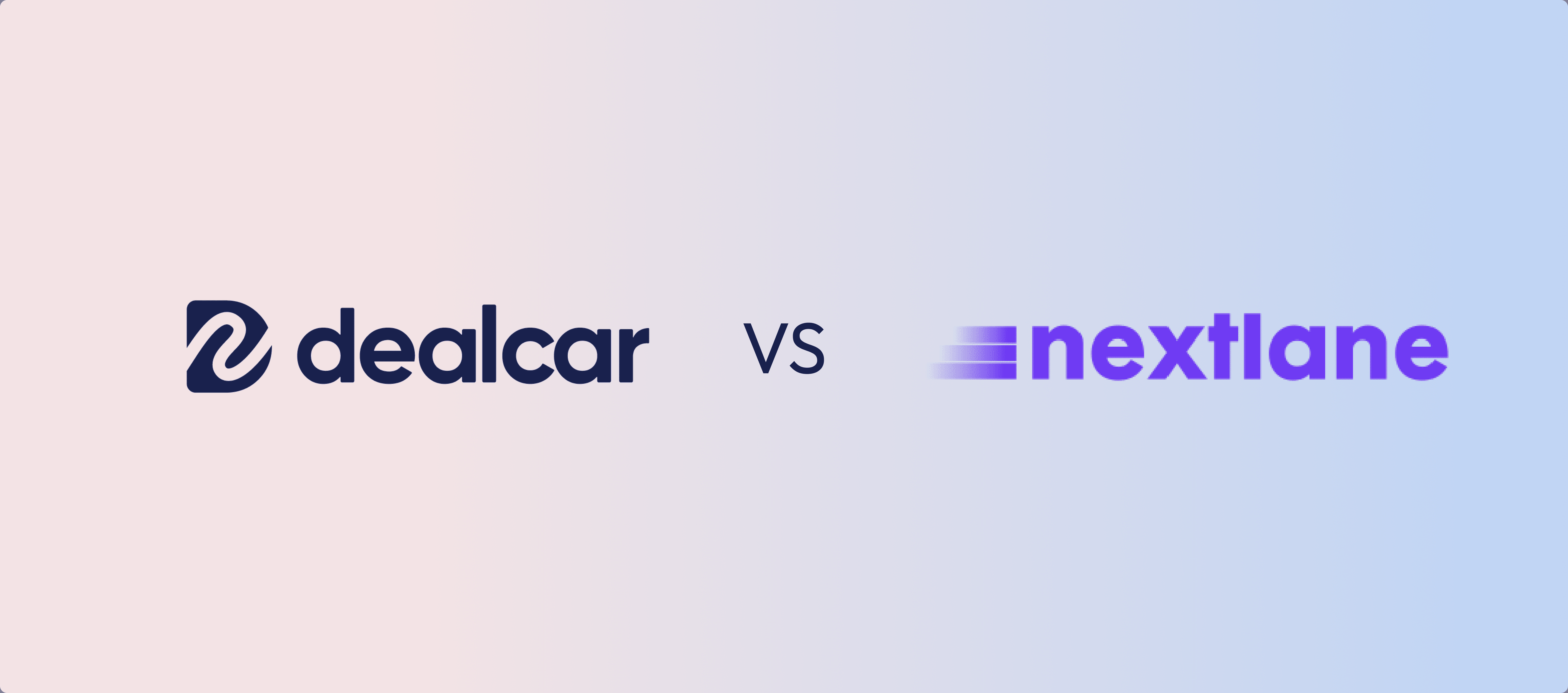 Dealcar vs Nextlane comparison logo
