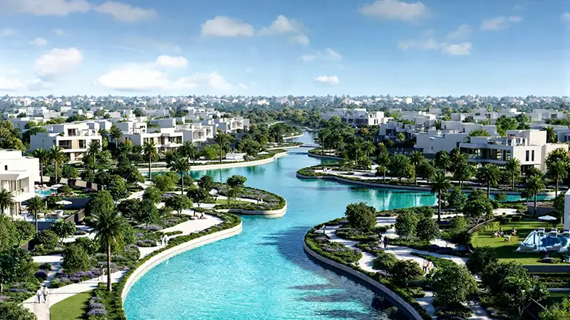 Mareva at the oasis by emaar aerial view