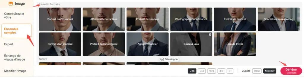 photos de profil LinkedIn