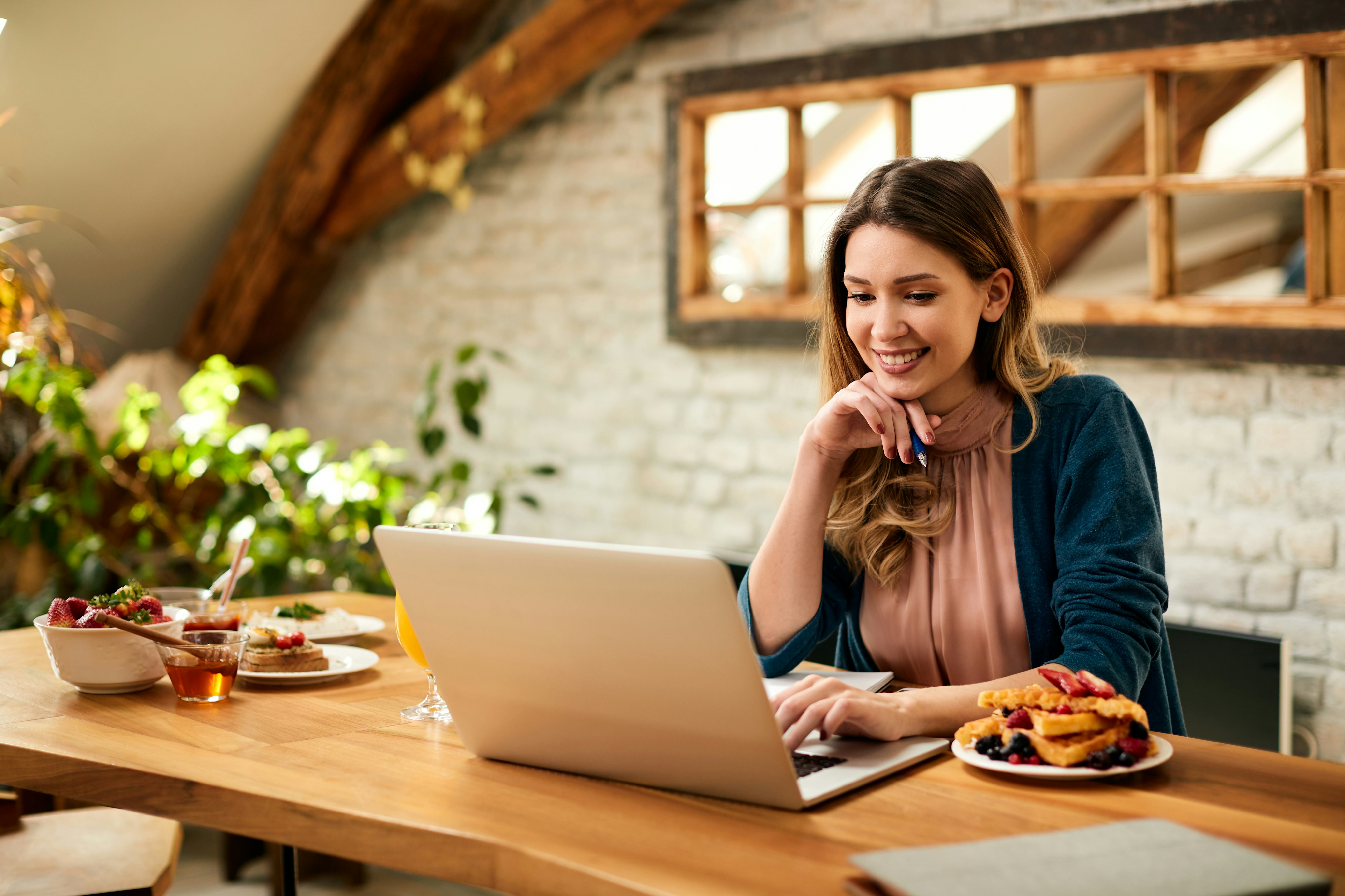 Woman on Laptop