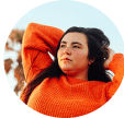 Foto de perfil Mulher de laranja