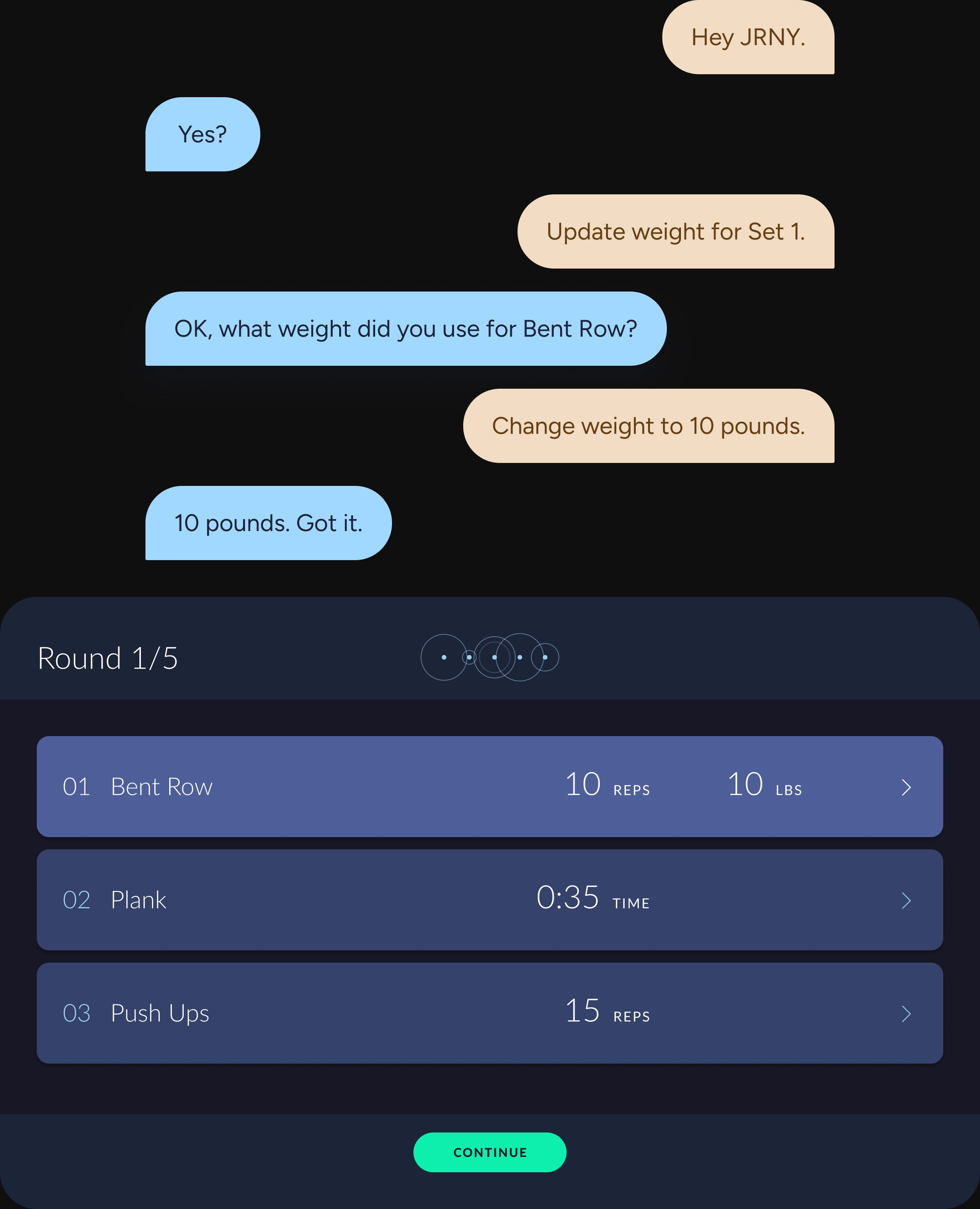 Voice control demo