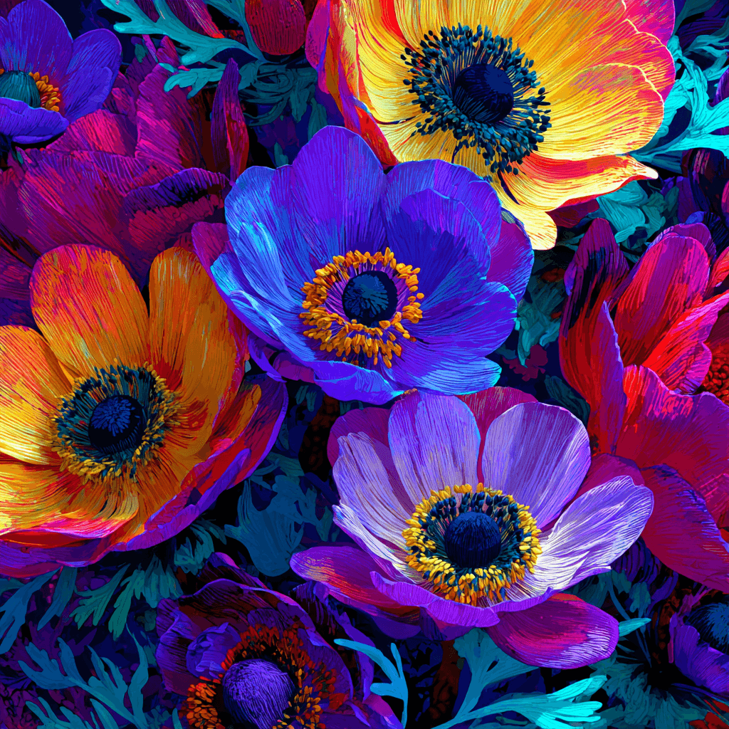 chromatic garden Apple Watch collection header image featuring floral, summer, and spring.