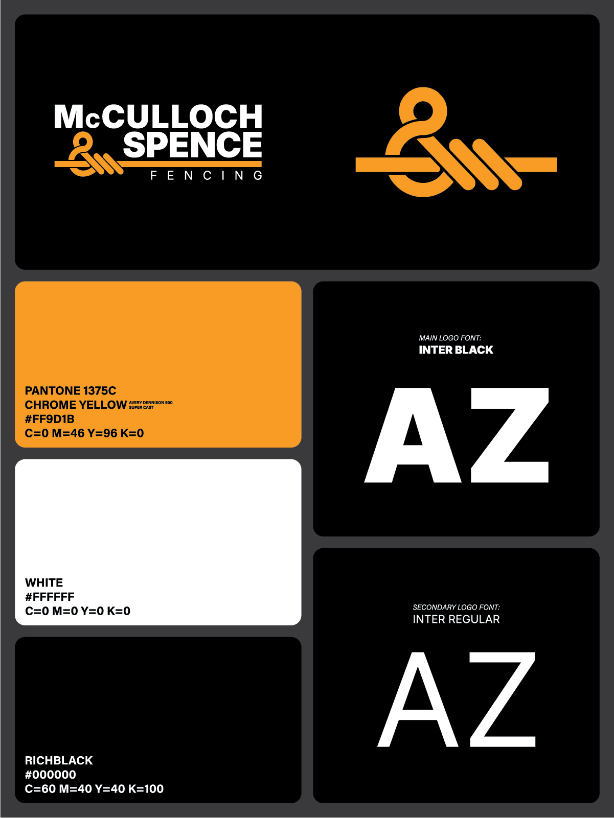 McCulloch & Spence Logo typography and colors