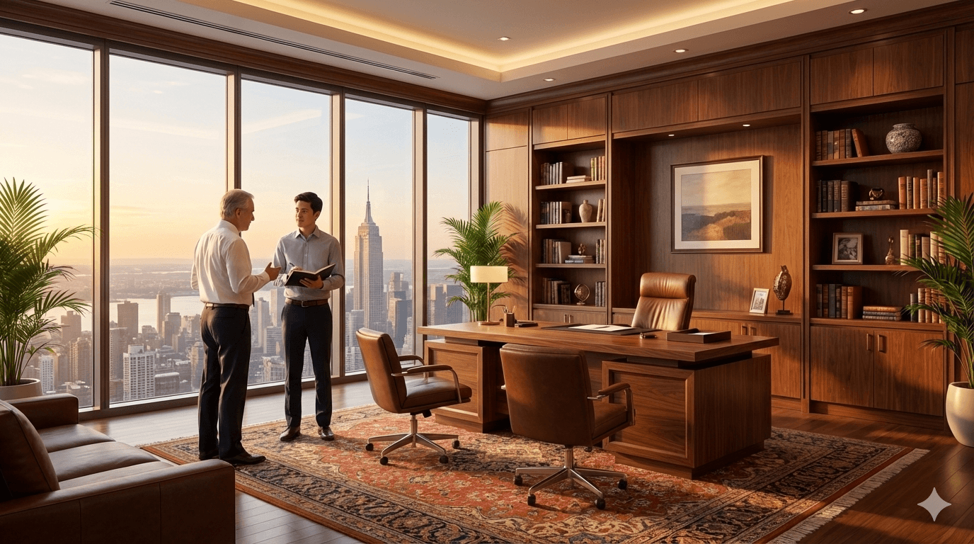 rendre compte dans un bureau à new york