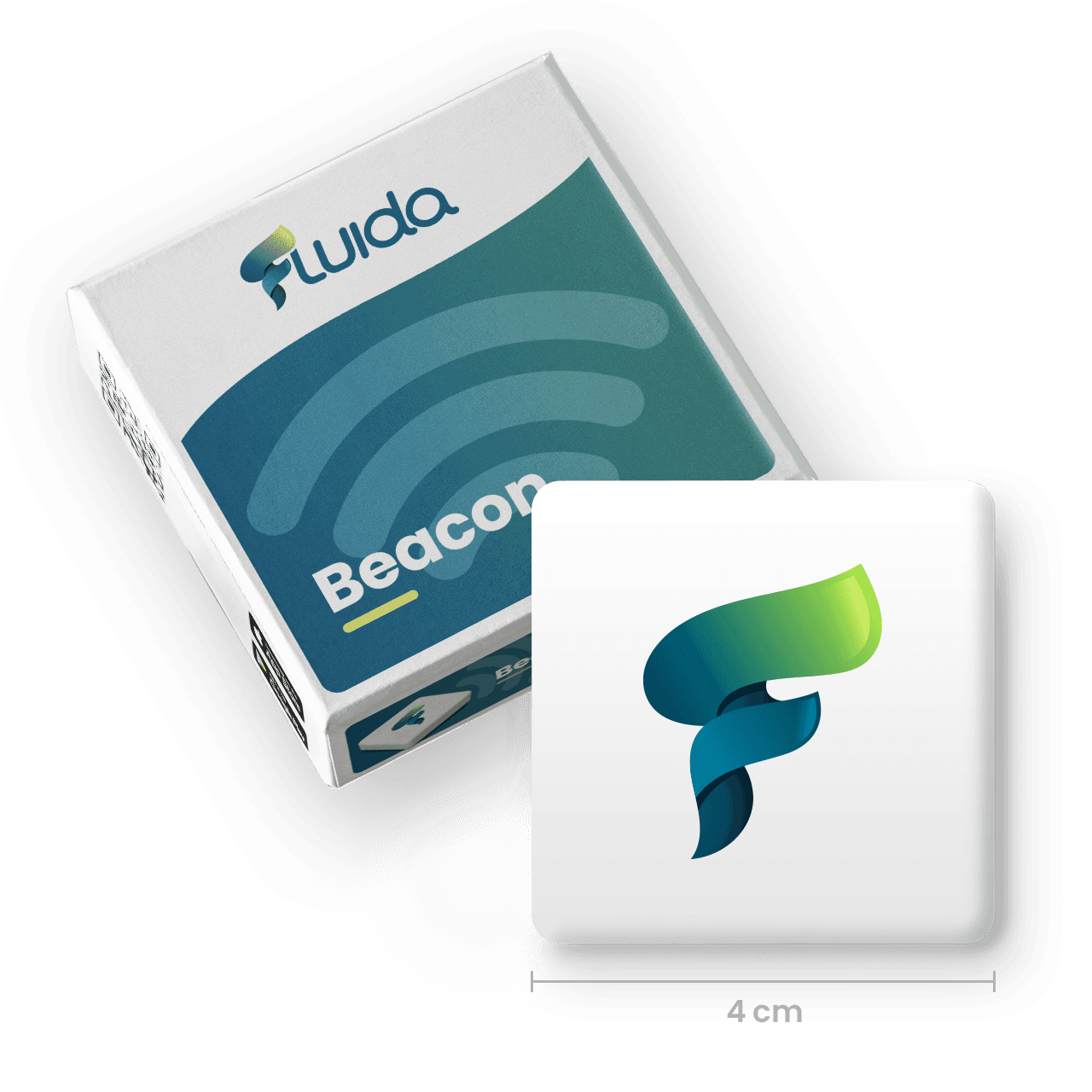 Fluida Beacon: dispositivo di timbratura NFC compatto con Bluetooth per la gestione presenze aziendali