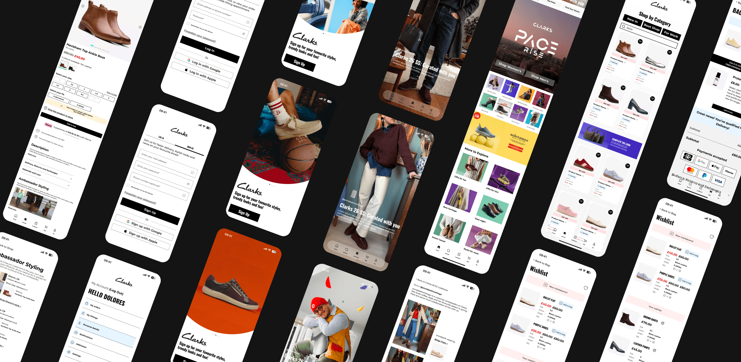 Initial glance at the app