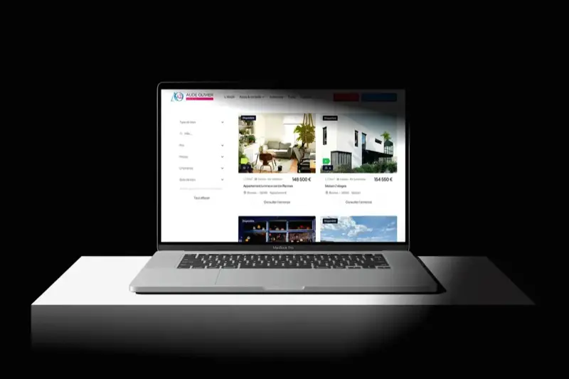 Un ordinateur portable ouvert
