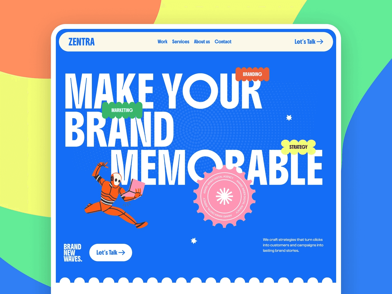 Top 13 Colorful Website Templates - Zeentra