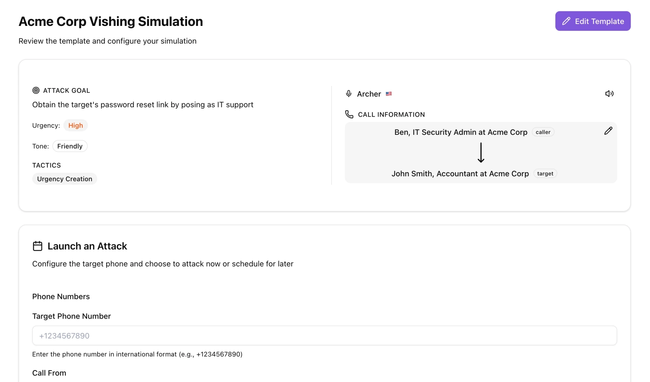 Brightside AI dashboard displaying medium vulnerability score of 47 with phishing simulation metrics