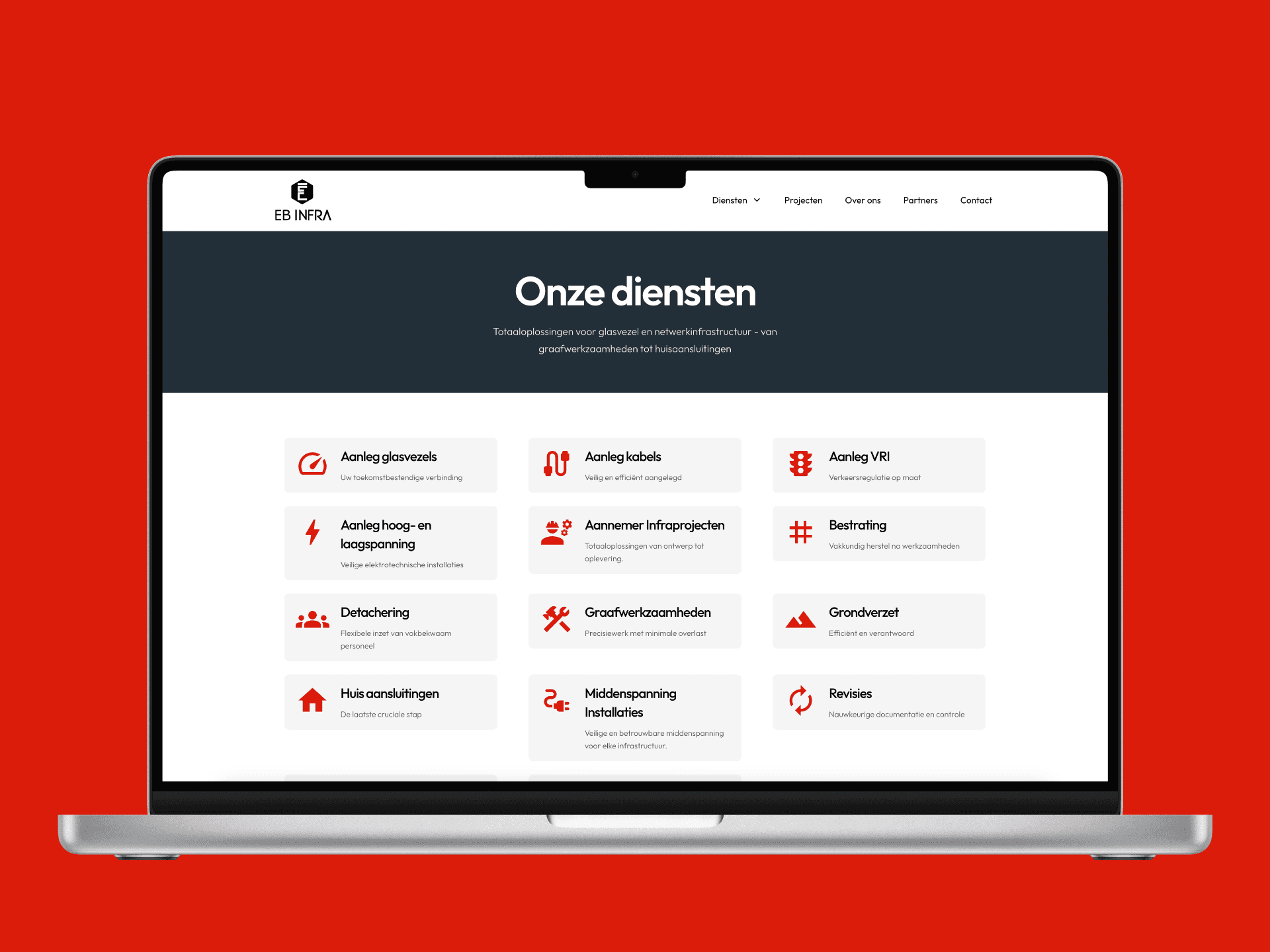 Irene Webflow template project image