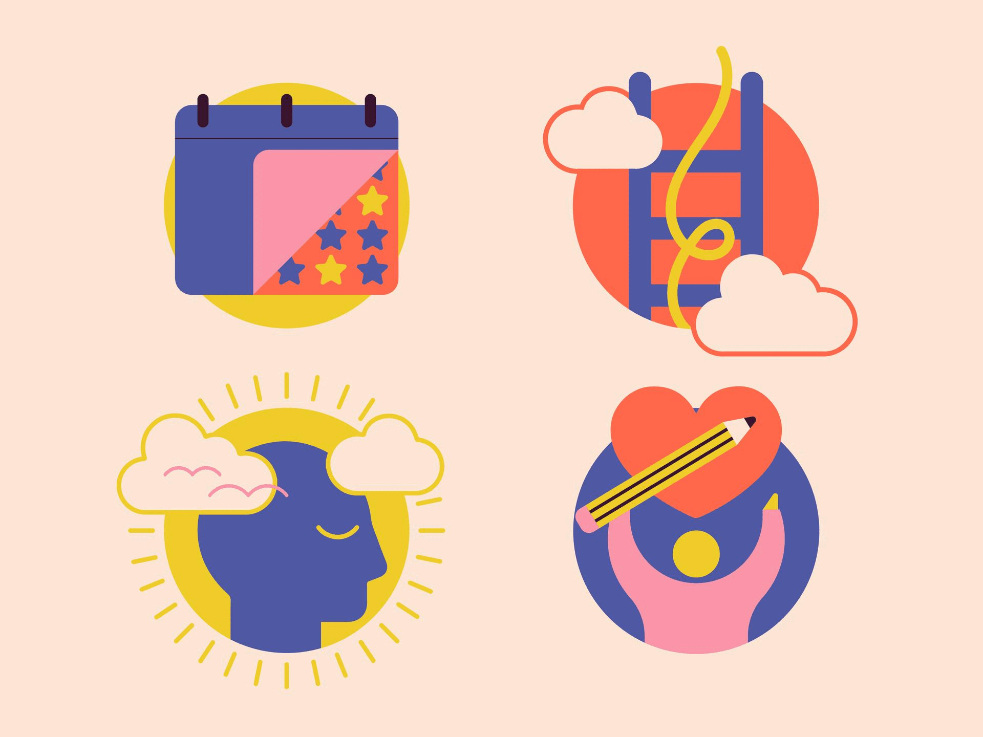 Iconography and illustration as part of brand identity
