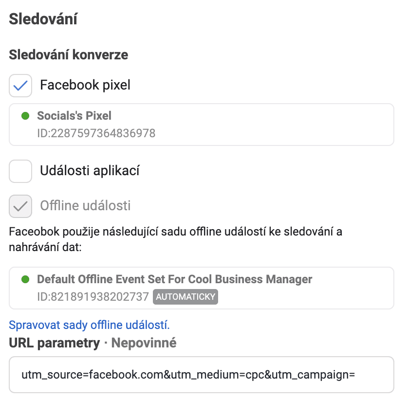 facebook pixel a UTM