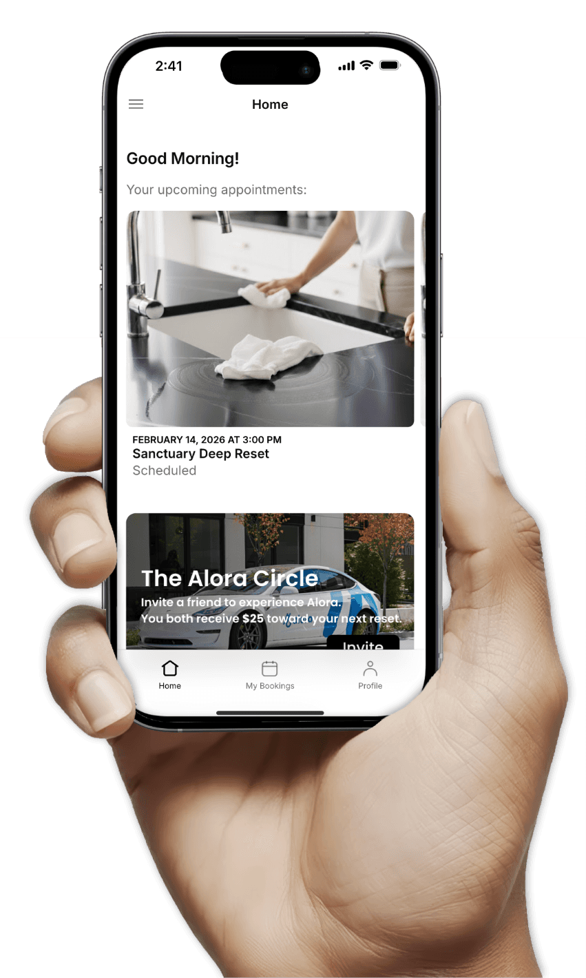 alora cleaning atlanta app