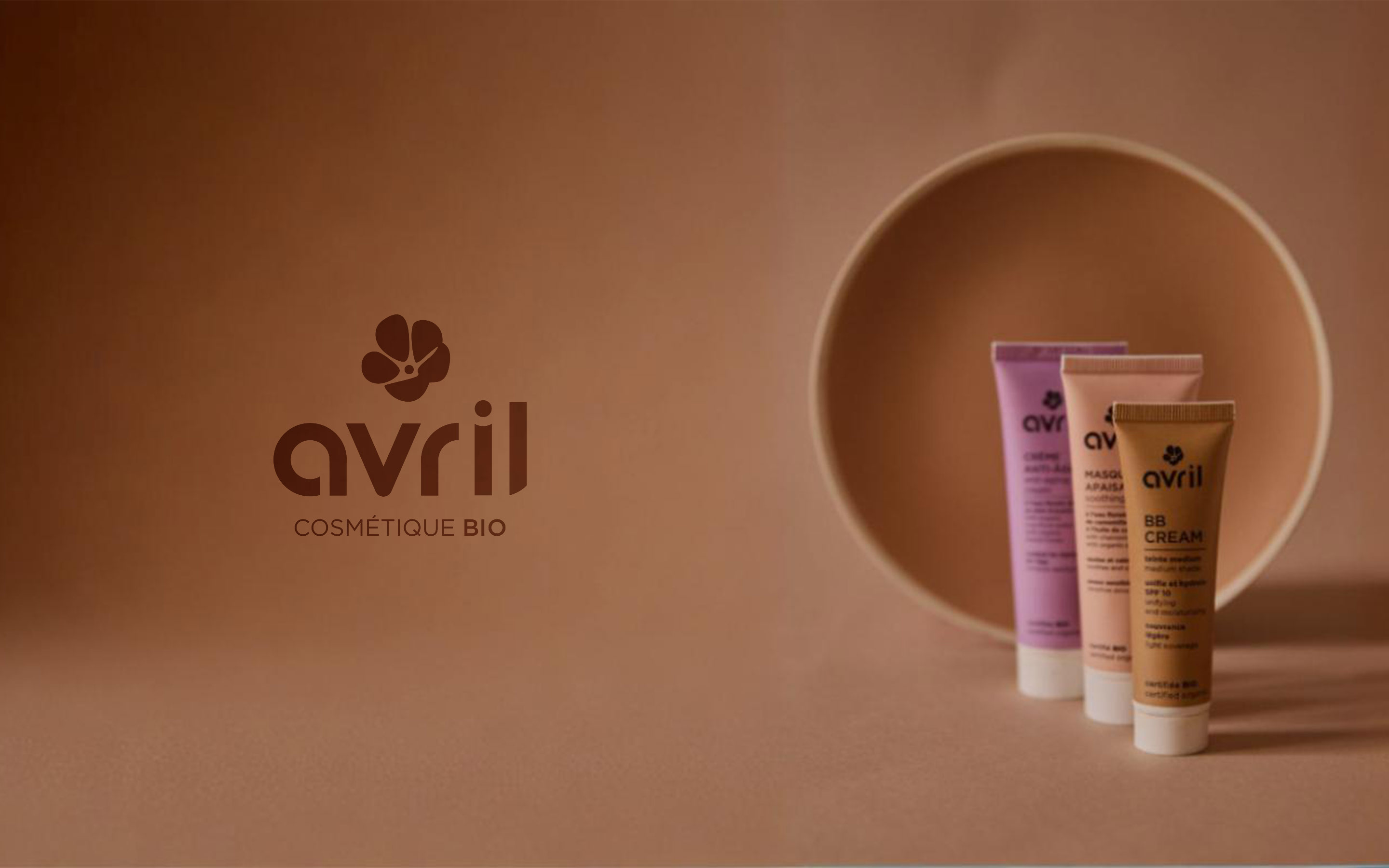 Avril Cosmétiques, produits et logo