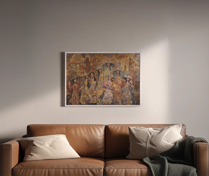 premium art poster and canvas prints, with originals available, from QART , of the artwork " Youth and Nostalgia "