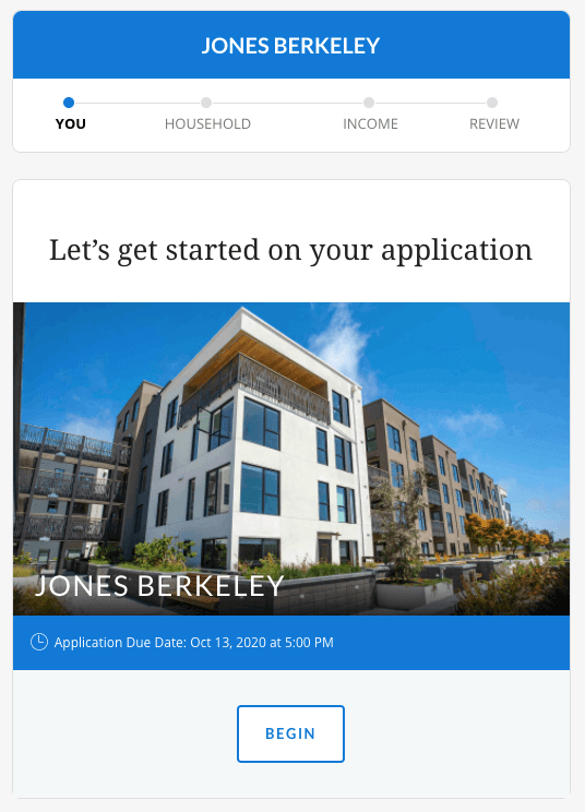 bloom housing affordable housing digital application