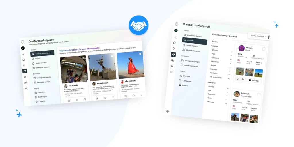 Instagram Creator Marketplace.