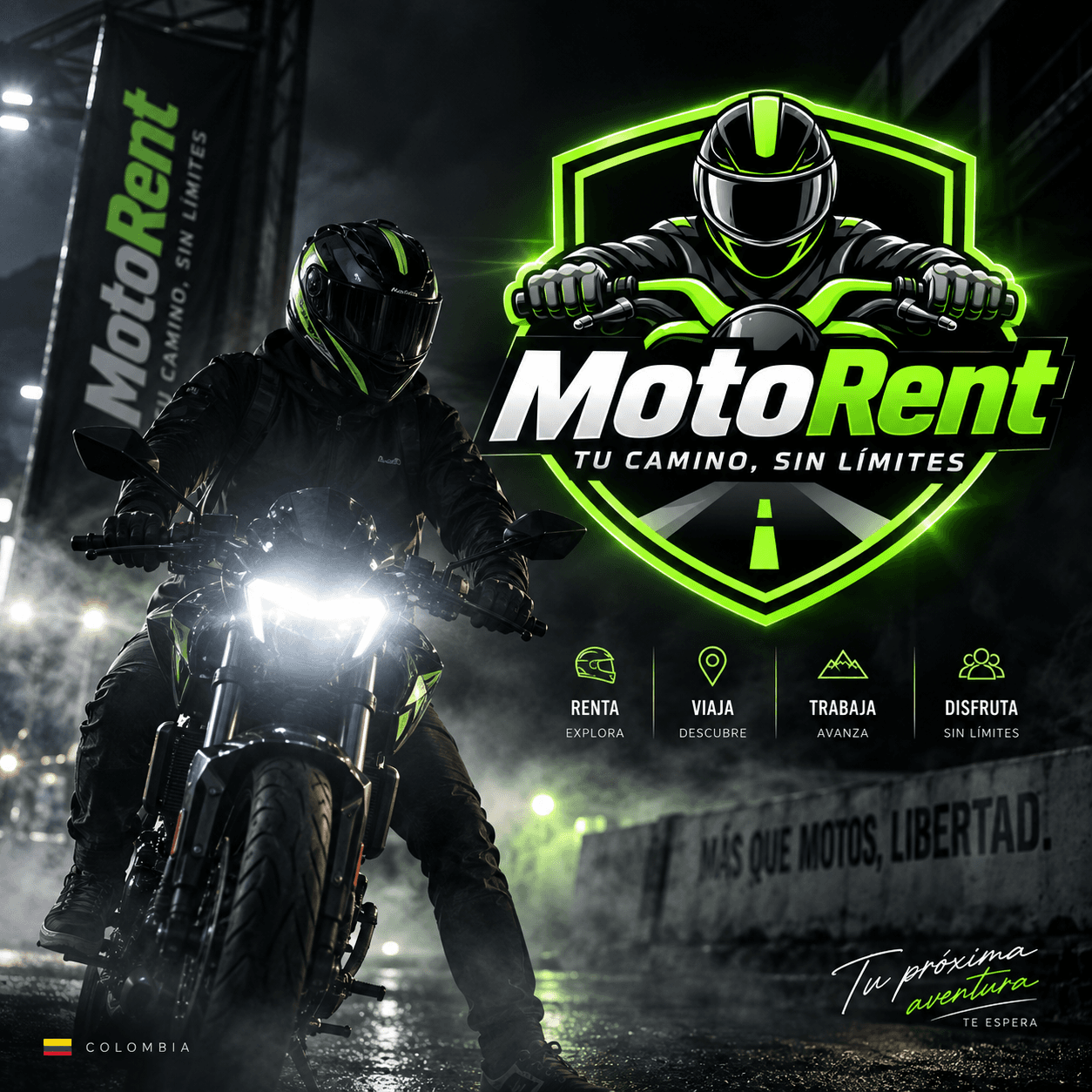 Persona disfrutando su MotoRent