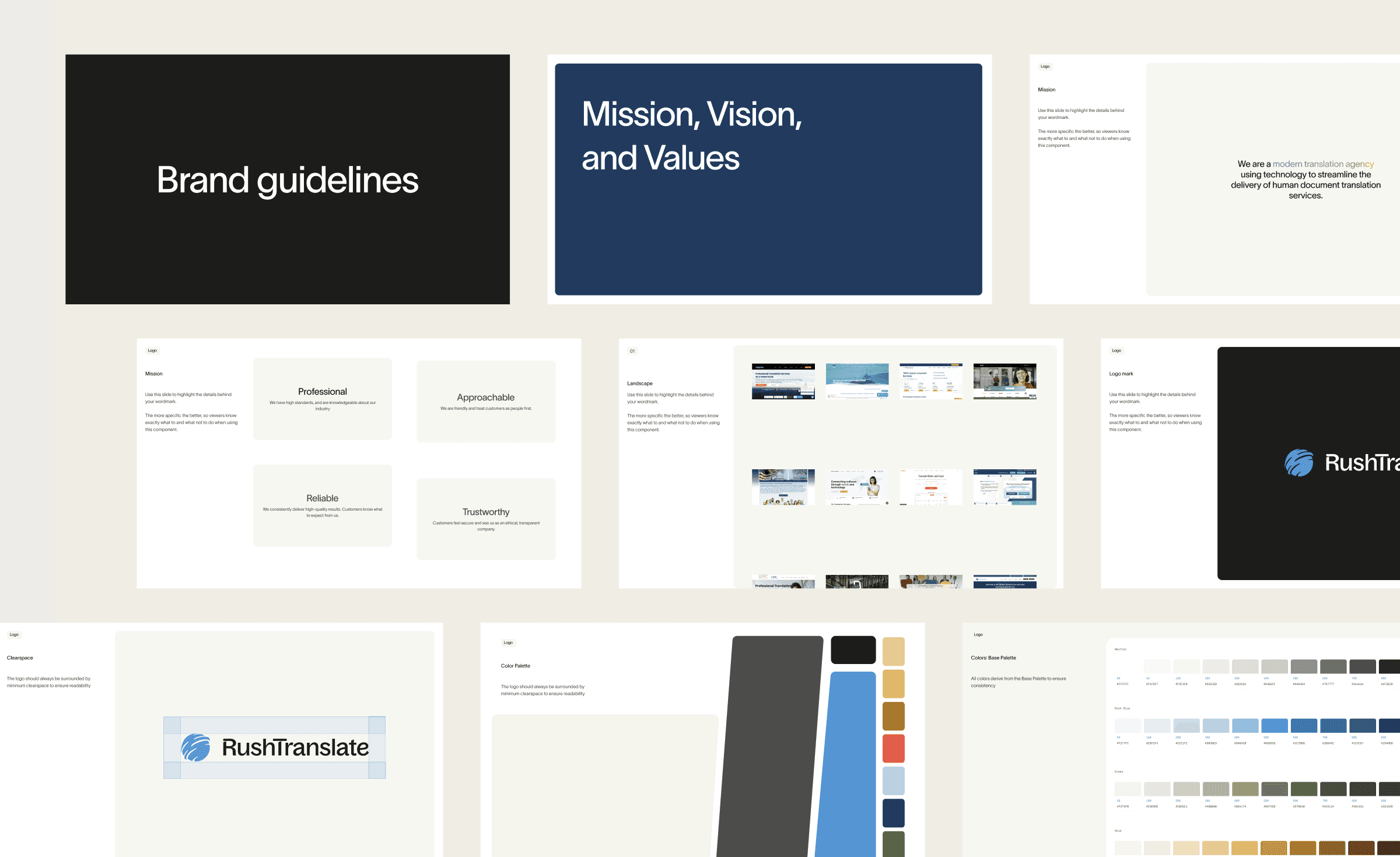 Defining a strong core was essential in creating an aligned and cohesive experience. Mission, vision, and values, competitive analysis, typography, color palette, logo, and more are all rooted in the same foundational values.