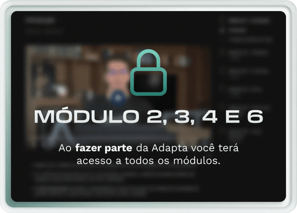 Capa do modulo 2,3,4 e 6 do curso ia para copywriting