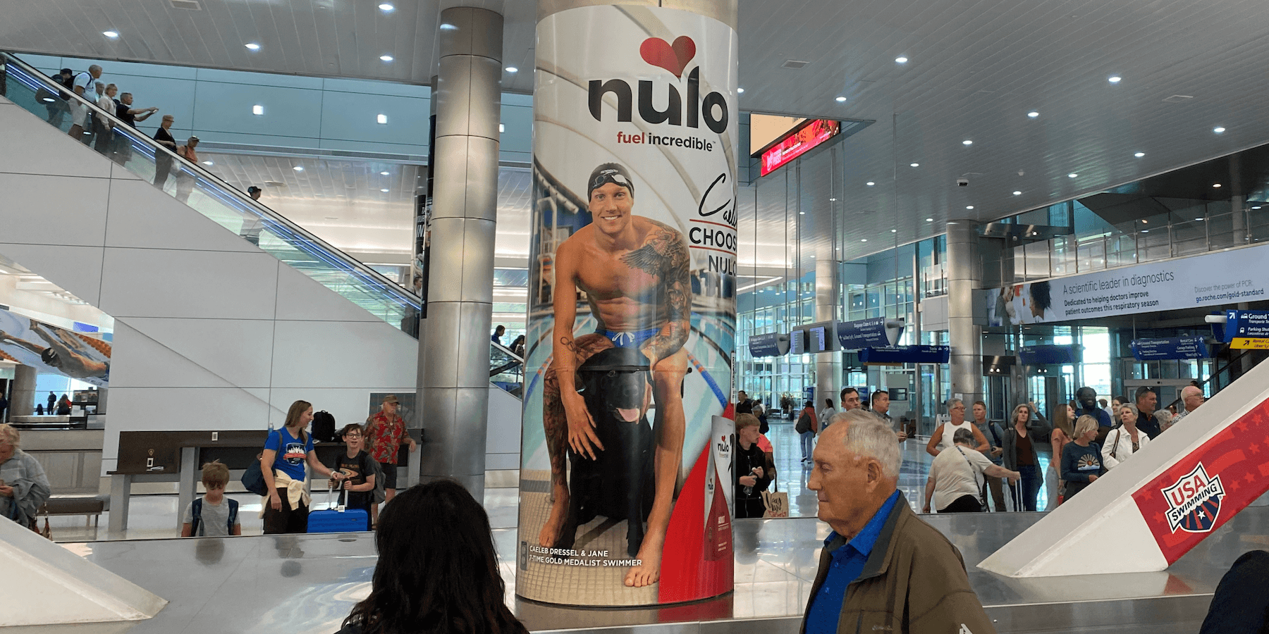 NULO's Strategic OOH Airport Campaign During the Olympic Trials