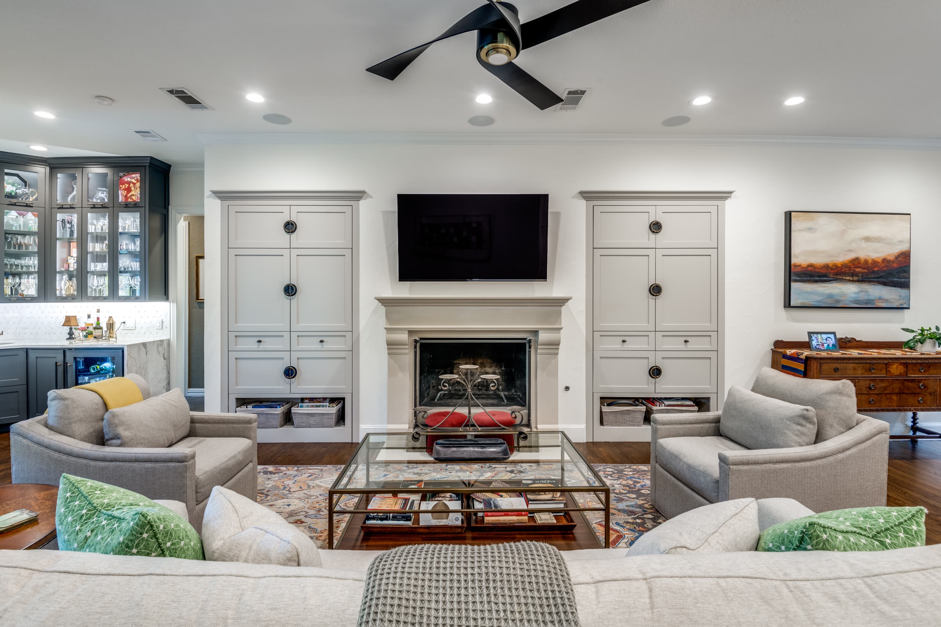luxury living room remodel