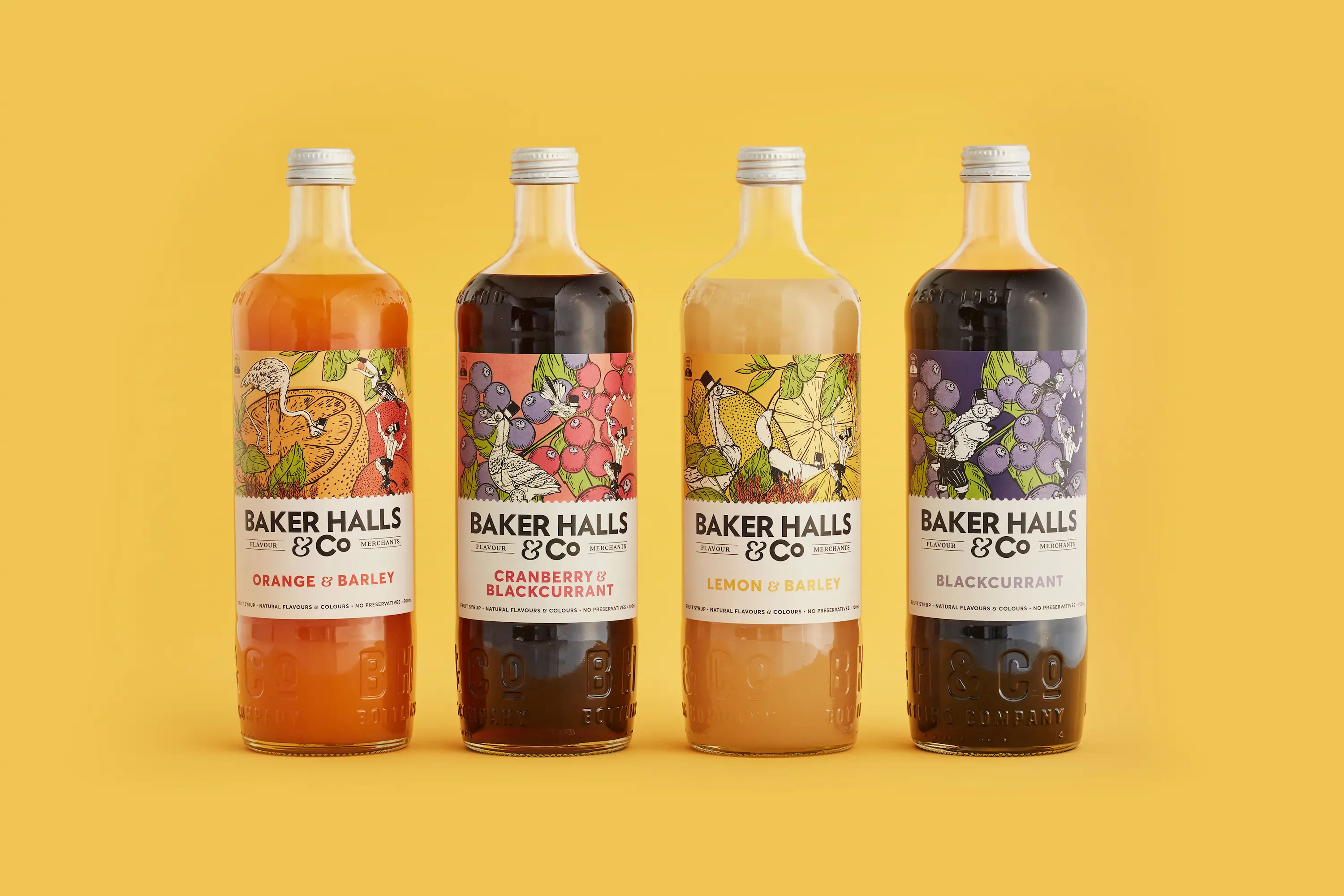 Image of Brand Identity work for Baker Halls