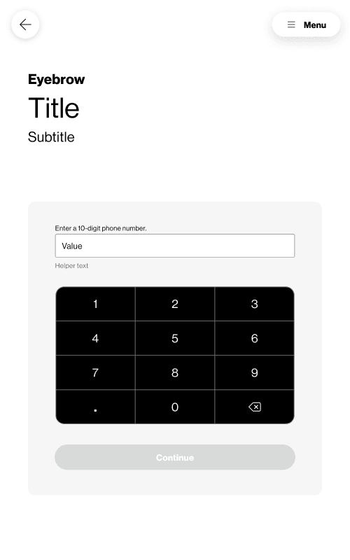 Locker screen layout