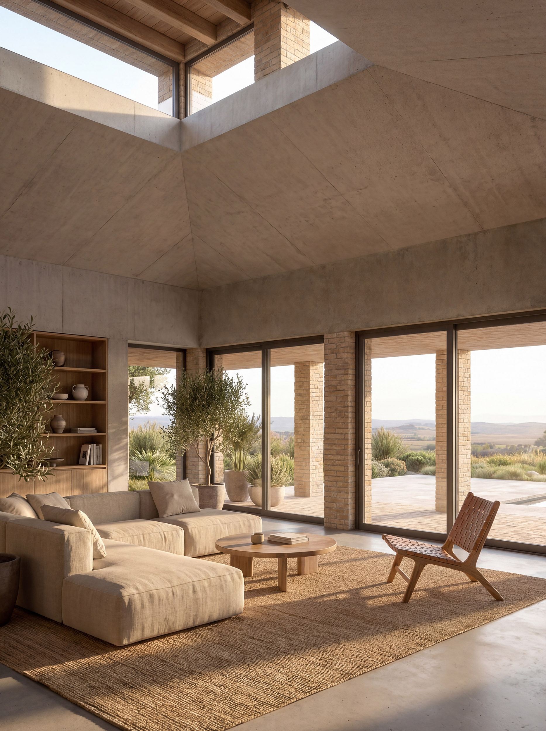 Workshop made of bright wood