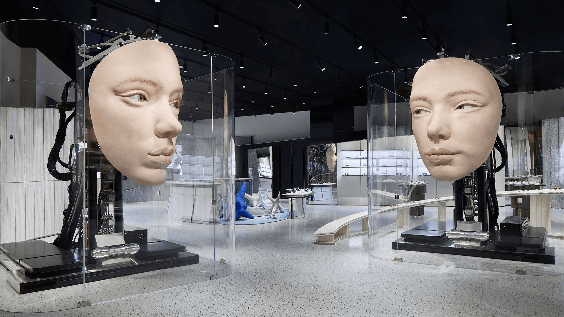 젠트몬스터 매장 화면