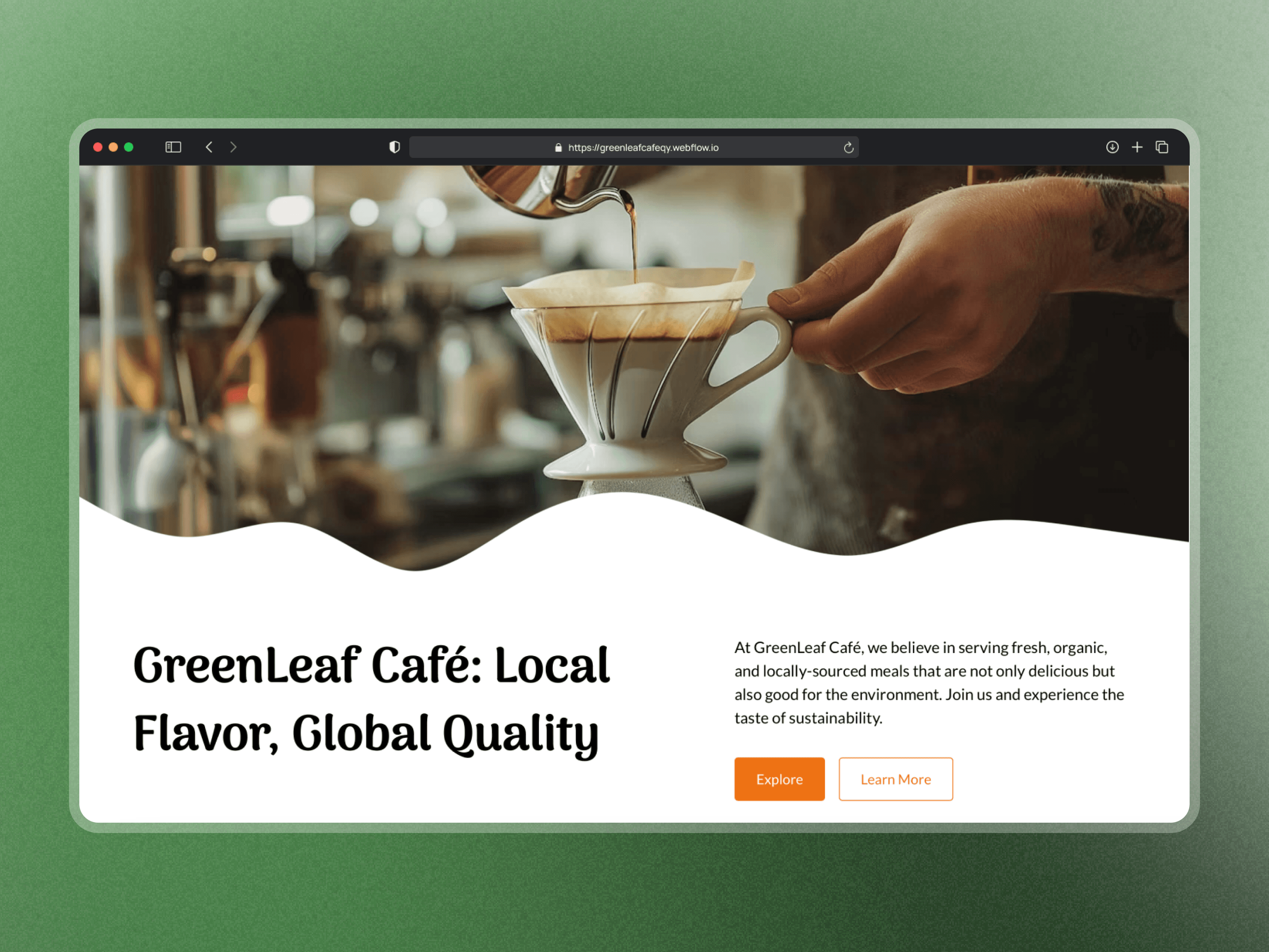Cover image of GreenLeaf Café