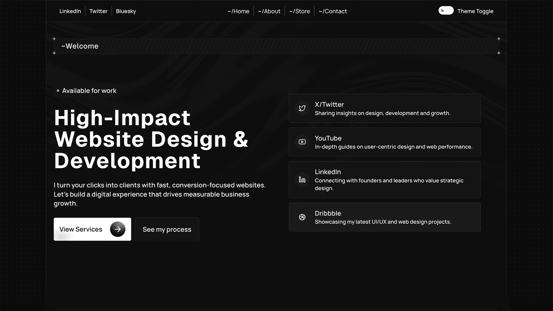 Snoweirdo Framer template