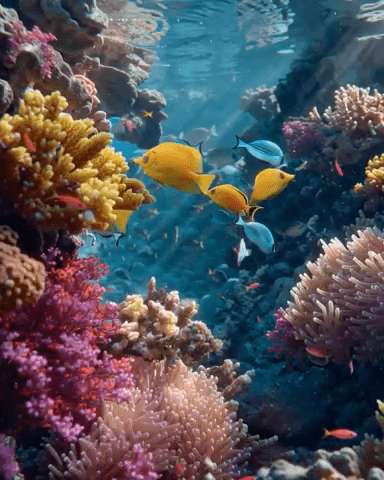 fish city Apple Watch collection header image featuring stylized colors and artwork.