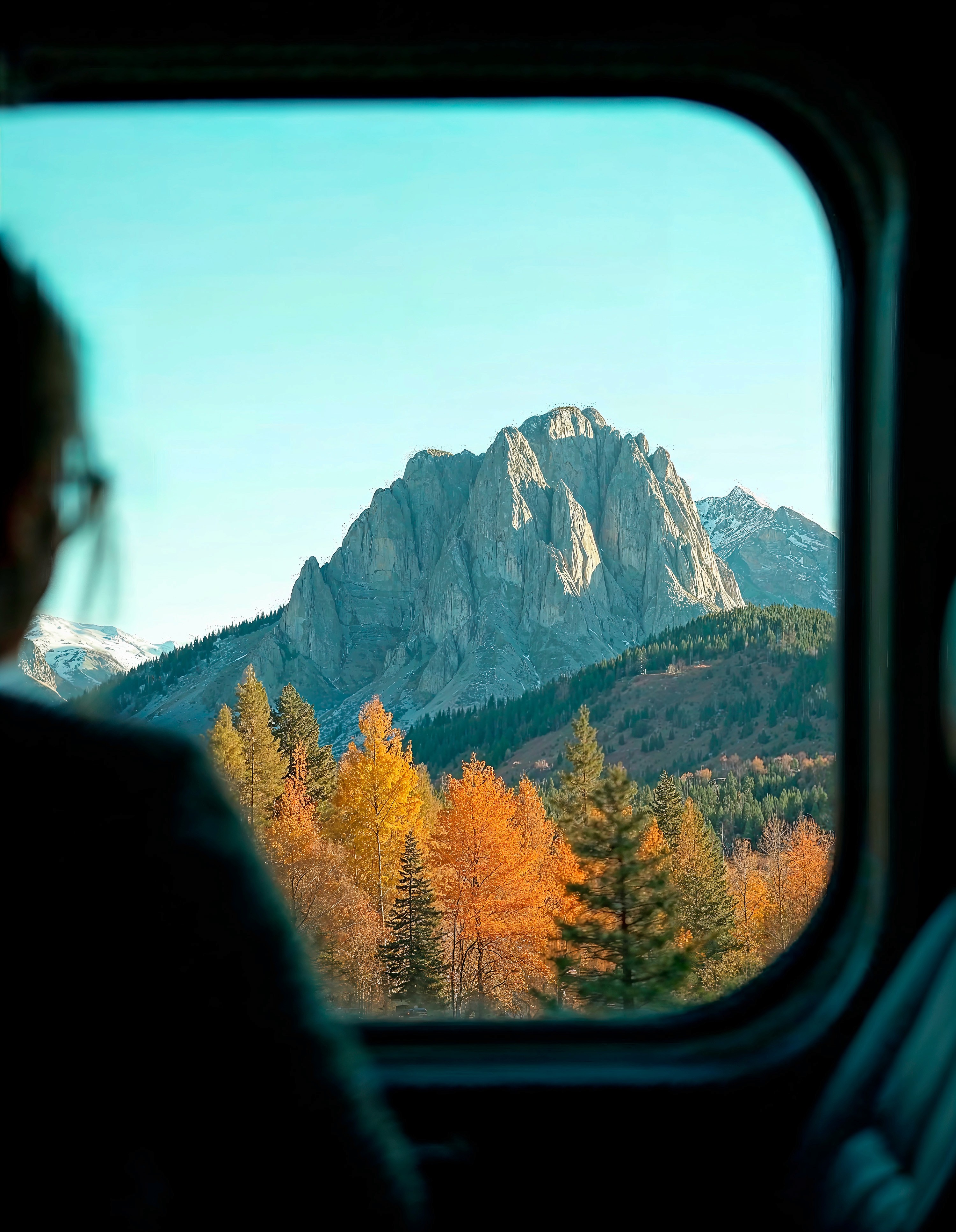 Mountains Window