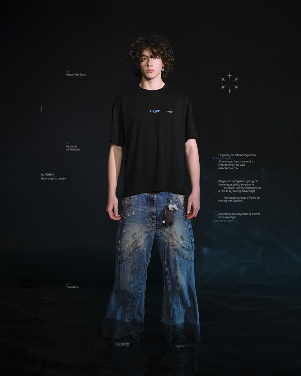 System Sovereign / Player - Sung Jin Woo Oversized Tee