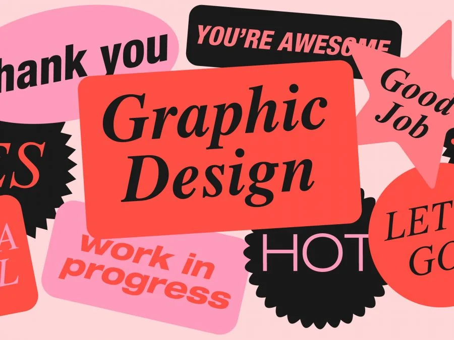 Design graphique et typographie — exemples de créations et mises en page modernes