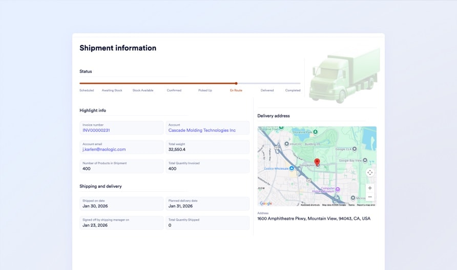 End-to-End Status Tracking