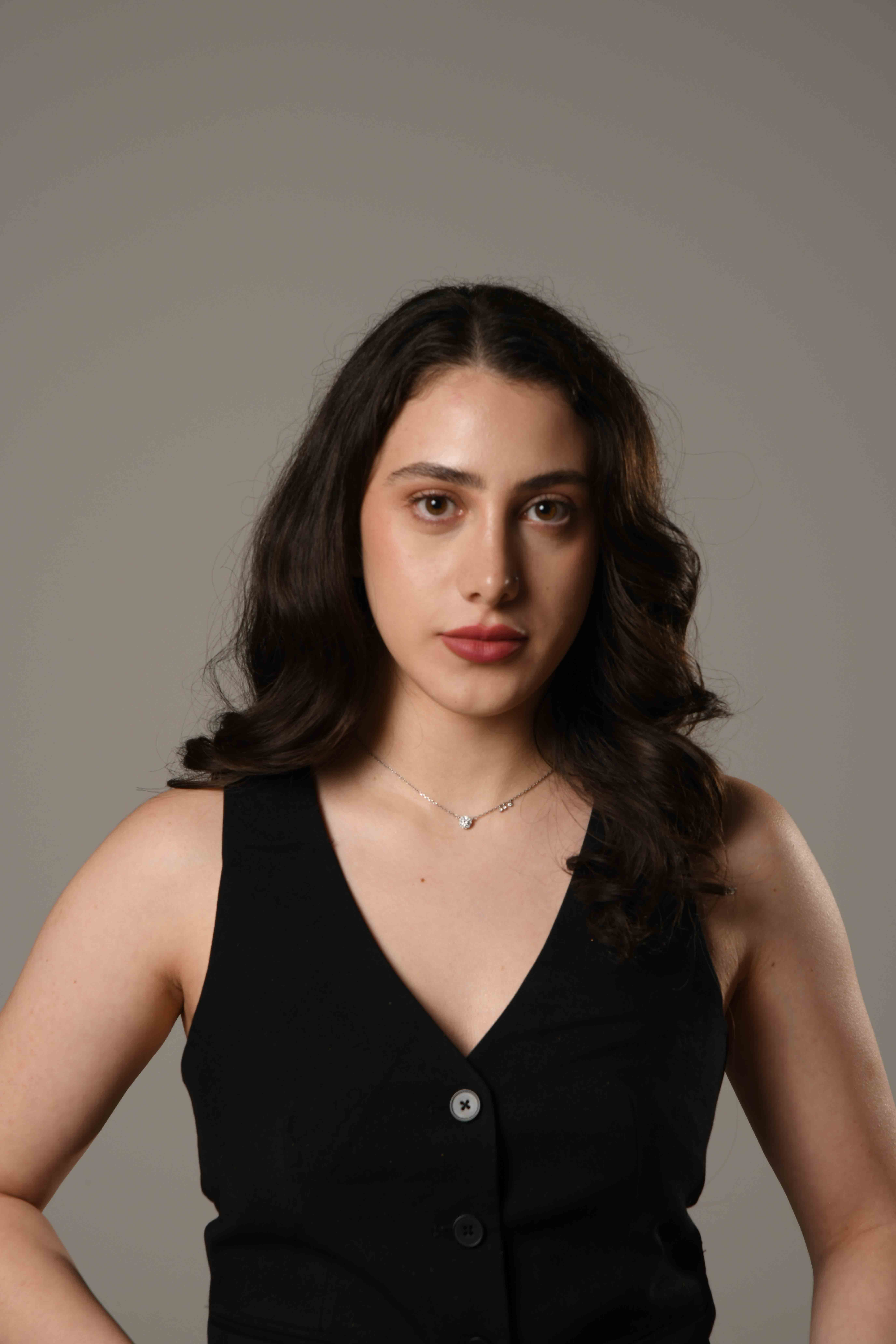 Portrait of portfolio creator – front view