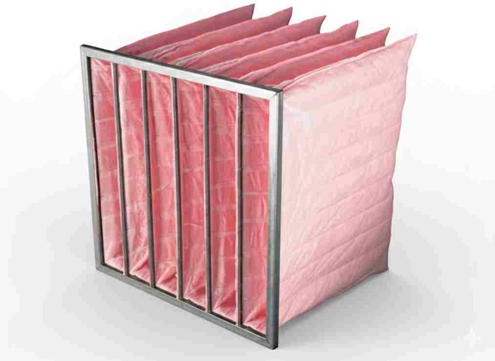 Pocket Filter with multi-pocket design for high dust-holding capacity in HVAC systems.