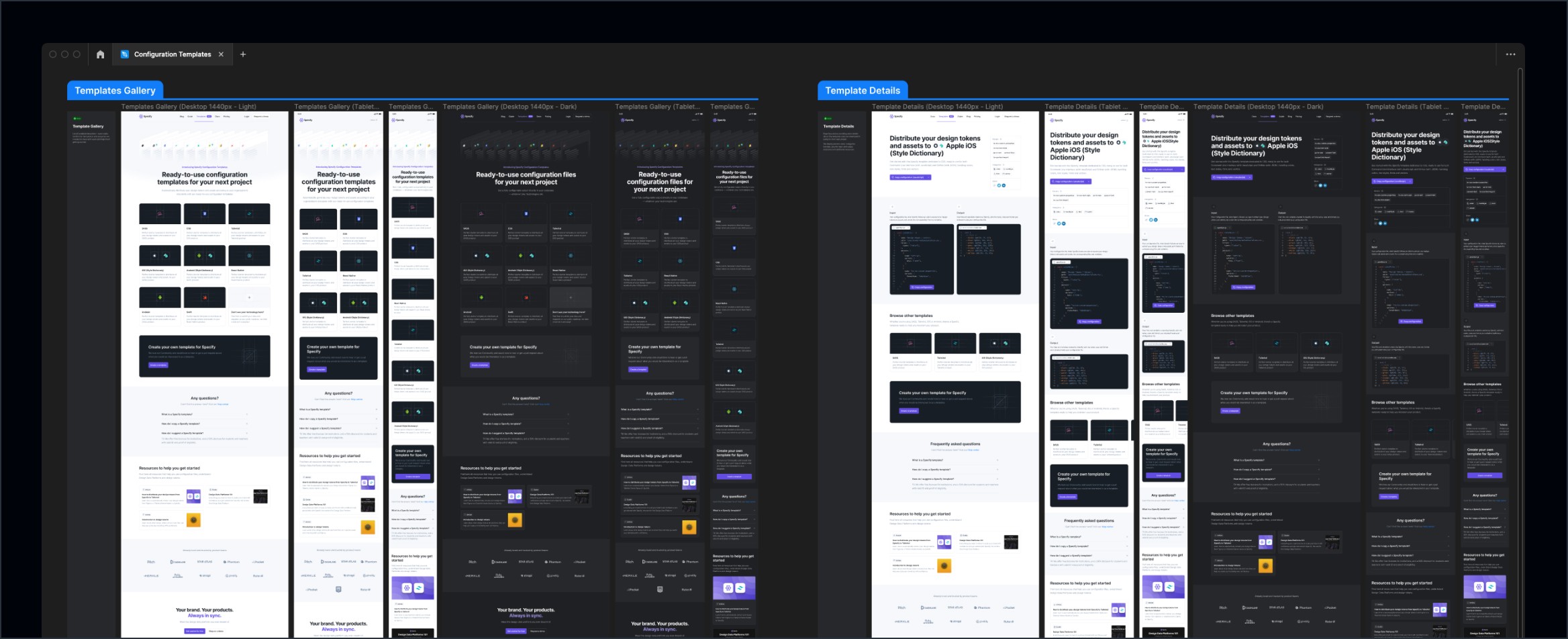 Configuration Templates Final design