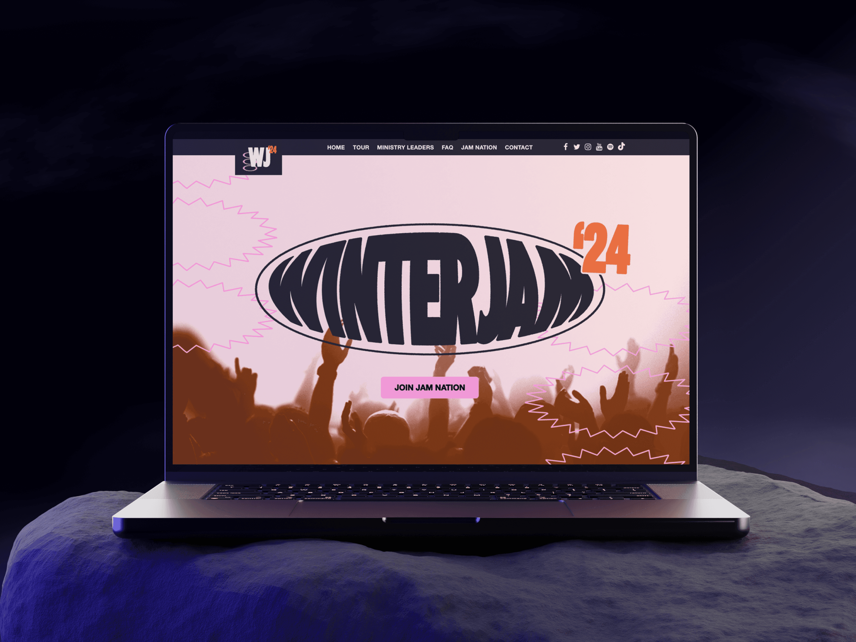 Winter Jam 24' homepage