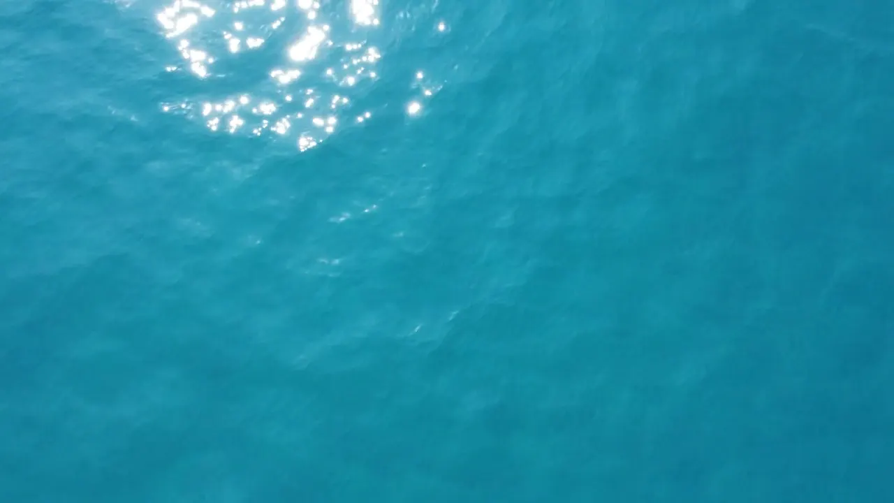 Sunlight on clear turquoise water