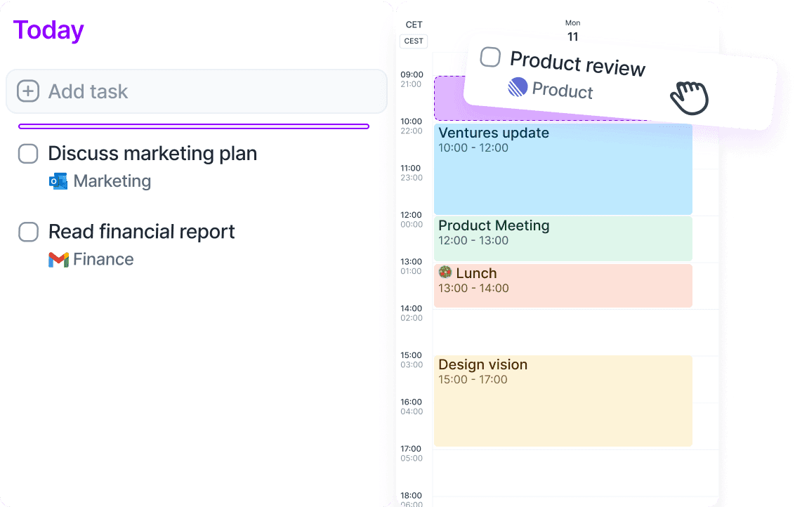 Refine your day planning